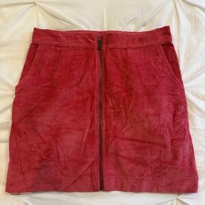 Gap Pink Corduroy Skirt